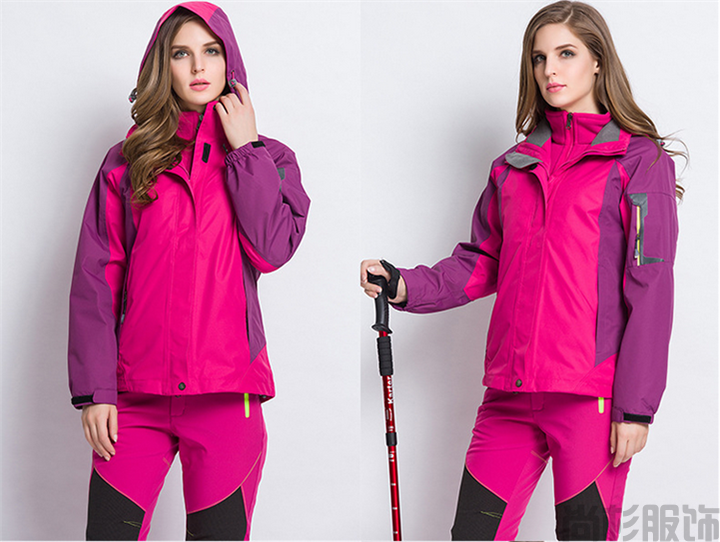 長絨內膽沖鋒衣--男士灰色(圖12)