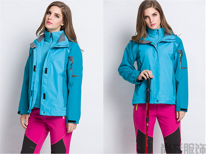 長絨內膽沖鋒衣--男士灰色(圖9)